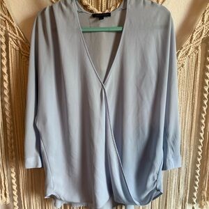 Banana Republic Soft Blue Women's Blouse
